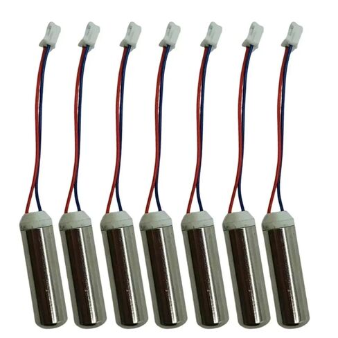 Micro Vibration Motor for Electric Toothbrushes, DC 1.5-3.7V, 18000 RPM, 7x25mm, Brushless, Silver in Saudi Arabia