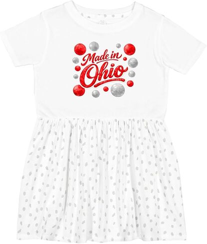 inktastic Made in Ohio Toddler Dress in Saudi Arabia