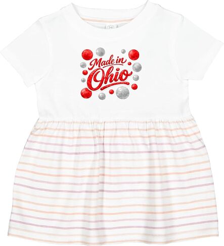 inktastic Made in Ohio Infant Dress in Saudi Arabia