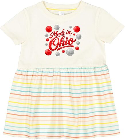 inktastic Made in Ohio Infant Dress in Saudi Arabia