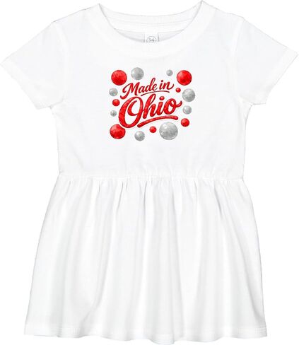 inktastic Made in Ohio Infant Dress in Saudi Arabia