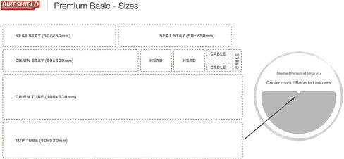 Unisex's Premium Basic Frame Protection, Invisible, M in Saudi Arabia