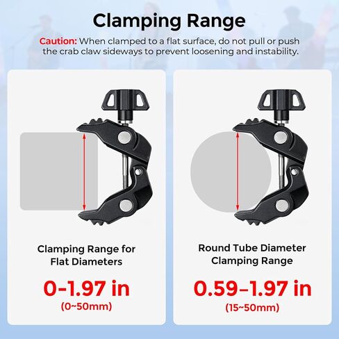 Facmogu Magnetic Phone Holder for Mic Stand, All-Metal 360° Rotatable Magnet Phone Mount with Clamp, Clip Phones Mount for Microphone & Sheet Music Stands, Compatible with Magsafe & iPhone 17-12 in Saudi Arabia