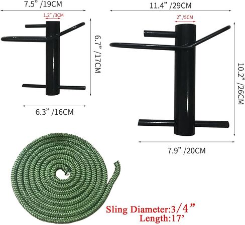Port A Wrap Tree Work Arborist Porta Wrap Sling, Whoopee Sling，Arborist Rope Friction Device for Loggers Porter wrap Tree Eye Sling,10in with ropeT in Saudi Arabia