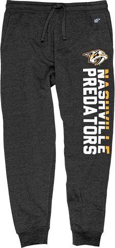 Blue 84 Men's NHL Officially Licensed Sweatpants Jogger Outlier Charcoal in Saudi Arabia