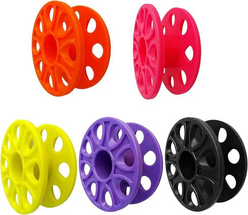 Scubas Diving Dives Compacts Finger Spool Guide Line Reel Light Weight Water Sport Finger Reel Easy to Use in Saudi Arabia