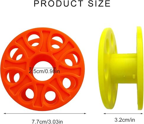 Scubas Diving Dives Compacts Finger Spool Guide Line Reel Light Weight Water Sport Finger Reel Easy to Use in Saudi Arabia