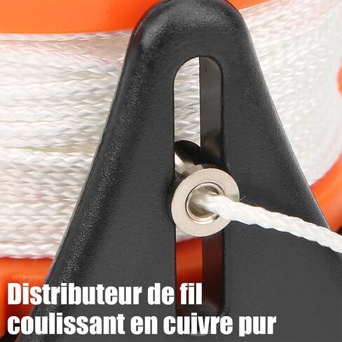 Diving Reel, Scuba Dive Reel with Thumb Stopper, Multi Purpose Lightweight Equipment Large Handle Retractable Line Finger Spool Stop Switch for Cave Wreck Exploration Kayaking in Saudi Arabia