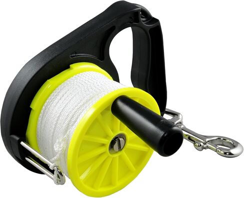 Typhoon New Scuba Diving, Cave, Tec, Wreck Rachet Reel with 150' of Braided Nylon Line in Saudi Arabia