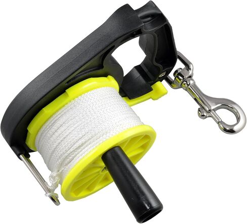 Typhoon New Scuba Diving, Cave, Tec, Wreck Rachet Reel with 150' of Braided Nylon Line in Saudi Arabia