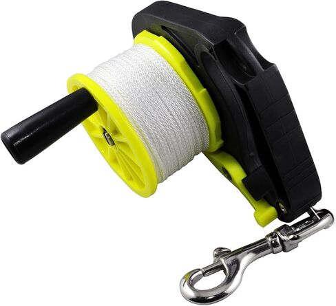 Typhoon New Scuba Diving, Cave, Tec, Wreck Rachet Reel with 150' of Braided Nylon Line in Saudi Arabia