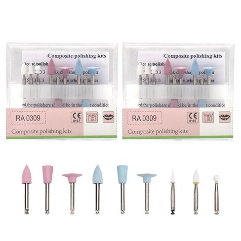2PCS/Pack Dental Composite Polishing Kits RA0309 Light-Cured Resin Teeth Polishing Set in Kuwait