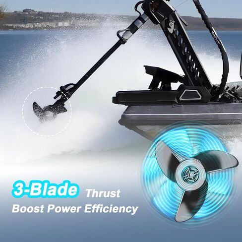 3-Blade Trolling Motor Propeller Compatible with Motorguide Machete III Trolling Motor - 3.5" Hub Small Boat Shallow-Water Replacement Drill Power Replace#: MGA089B in Kuwait