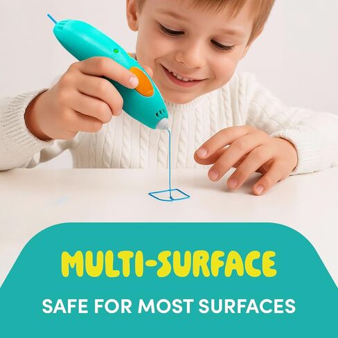 300 x ORKAN 3D Pen Filament Refills | Only Compatible with The 3Doodler Start+ | 15 Rainbow Colors | 6" x 2.5mm PCL Eco-Filament Strands | Safe for Kids | Only for 3Doodler Start+ 3D Pen in Saudi Arabia