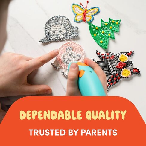 300 x ORKAN 3D Pen Filament Refills | Only Compatible with The 3Doodler Start+ | 15 Rainbow Colors | 6" x 2.5mm PCL Eco-Filament Strands | Safe for Kids | Only for 3Doodler Start+ 3D Pen in Saudi Arabia