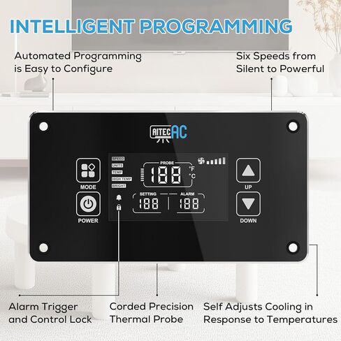 جهاز التحكم في مراوح التبريد، جهاز التحكم الذكي في المروحة والسرعة، جهاز التحكم في الطائرات، مراوح خزائن فيديو التبريد in Kuwait