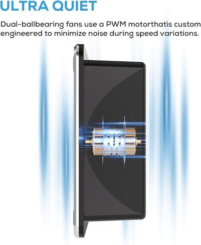 جهاز التحكم في مراوح التبريد، جهاز التحكم الذكي في المروحة والسرعة، جهاز التحكم في الطائرات، مراوح خزائن فيديو التبريد in Kuwait