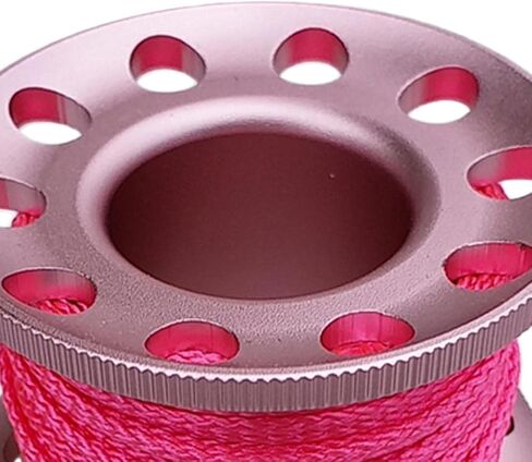 Alloy Scuba Diving Finger Reel Spool with Snap&10m in Saudi Arabia