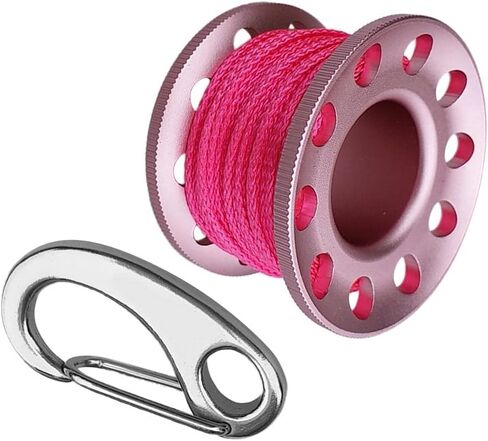 Alloy Scuba Diving Finger Reel Spool with Snap&10m in Saudi Arabia