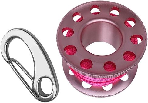 Alloy Scuba Diving Finger Reel Spool with Snap&10m in Saudi Arabia