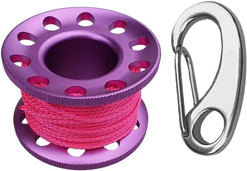 بكرة بكرة إصبع الغوص مع خط 10 أمتار ومشبك للغواصين تحت الماء in Kuwait