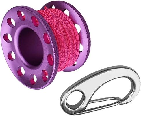 بكرة بكرة إصبع الغوص مع خط 10 أمتار ومشبك للغواصين تحت الماء in Kuwait