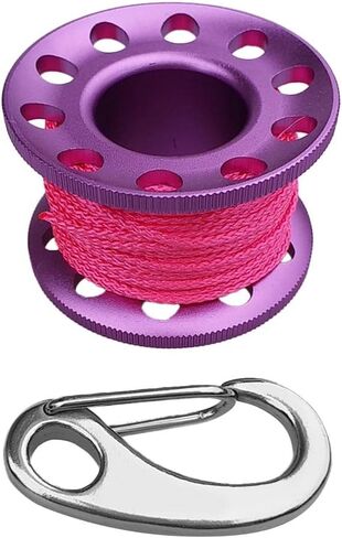 بكرة بكرة إصبع الغوص مع خط 10 أمتار ومشبك للغواصين تحت الماء in Kuwait