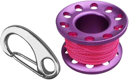 بكرة بكرة إصبع الغوص مع خط 10 أمتار ومشبك للغواصين تحت الماء in Kuwait