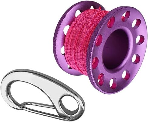 بكرة بكرة إصبع الغوص مع خط 10 أمتار ومشبك للغواصين تحت الماء in Kuwait