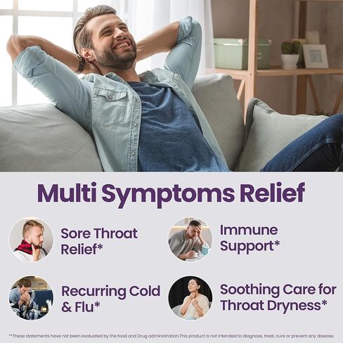 OPTIVIDA Health Natural Colloidal Silver Lozenges 60PPM Elderberry W/Vitamins, Sore Throat, Coughs, Supports Immune System, Fast-Acting Cough Drops, Organic Elderberry (1 Pack) in Kuwait