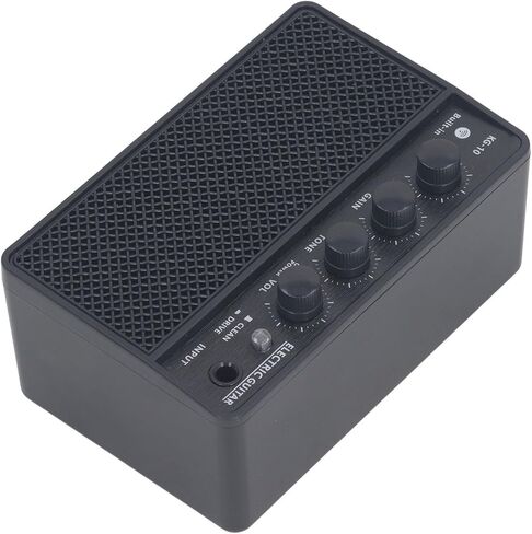 Mini Guitar Amp, Rechargeable 10W Electric Guitar Amplifier with Dual Channels for Practice Anywhere in Saudi Arabia