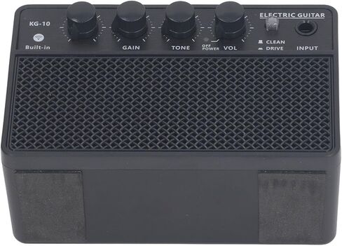 Mini Guitar Amp, Rechargeable 10W Electric Guitar Amplifier with Dual Channels for Practice Anywhere in Saudi Arabia