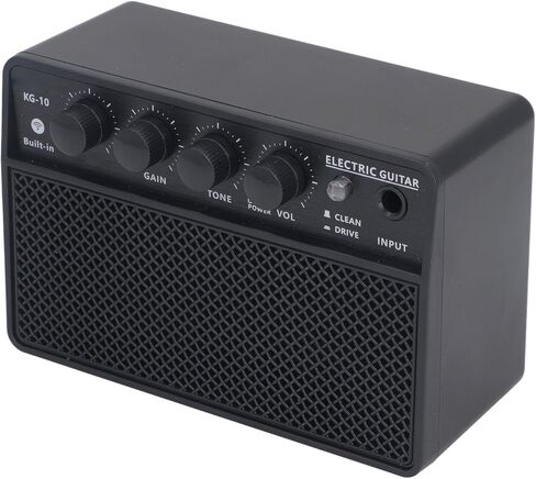 Mini Guitar Amp, Rechargeable 10W Electric Guitar Amplifier with Dual Channels for Practice Anywhere in Saudi Arabia