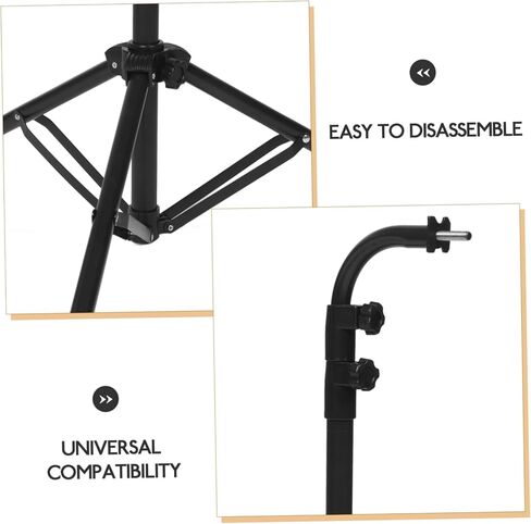 BESPORTBLE 1Set Height Adjustable Tripod Stand for Musical Chimes Stable Design for Wind Chime Mounting Portable and Detachable for Stage Performances Reliable Floorstanding Support in Kuwait