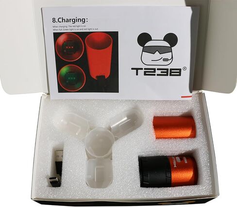 T238-Matrix Airsoft Tracer Unit 40mm Grenade Reusable Aluminum Shell Powered by Green Gas in Kuwait