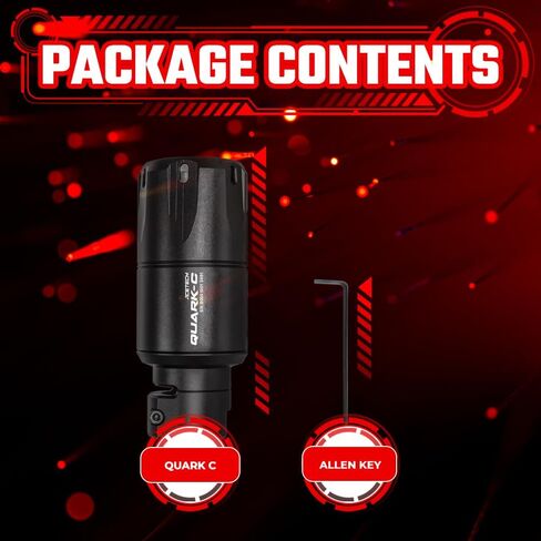 وحدة تتبع Airsoft من ACETECH Quark C تتوهج في الظلام، تأثير إضاءة LED أخضر/جيل BB لتصميم Shotty in Kuwait