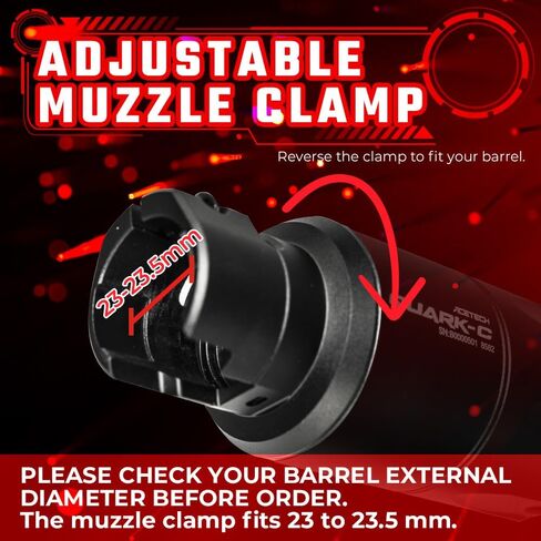 وحدة تتبع Airsoft من ACETECH Quark C تتوهج في الظلام، تأثير إضاءة LED أخضر/جيل BB لتصميم Shotty in Kuwait