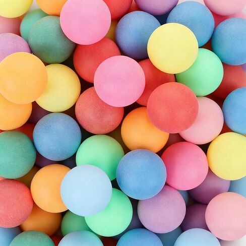 40 قطعة من كرات لعب بلاستيكية متعددة الألوان مقاس 40 مم، كرات تنس الطاولة، كرات بينج بونج الترفيهية، مشاريع DIY، ديكورات العطلات، أدوات تعليمية، ليست لحفر الكرات in Kuwait