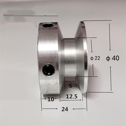 Pulleys Motor Belt Drive Wheel Pulley, Single Groove, Type(40x10mm) in Saudi Arabia