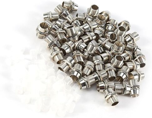 50 Pcs LED Holders, Easy to Install 5mm LED Lamp Base, Electrical Holder with Nut Stopper, Ideal for Electronic & Electrical Experiments in Saudi Arabia