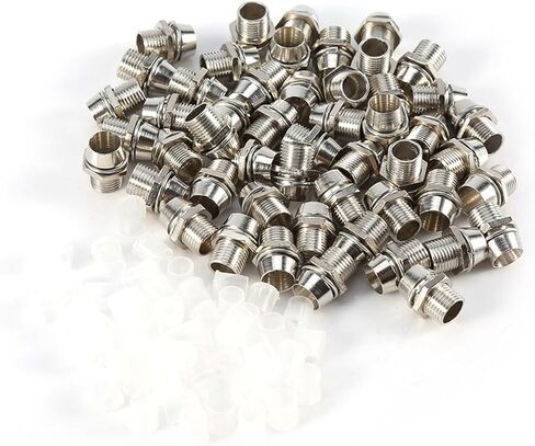 50 Pcs LED Holders, Easy to Install 5mm LED Lamp Base, Electrical Holder with Nut Stopper, Ideal for Electronic & Electrical Experiments in Saudi Arabia