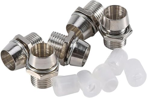 50 Pcs LED Holders, Easy to Install 5mm LED Lamp Base, Electrical Holder with Nut Stopper, Ideal for Electronic & Electrical Experiments in Saudi Arabia