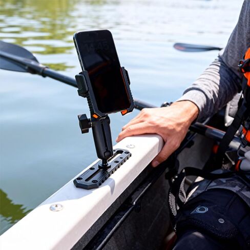 حامل هاتف xik Kayak مع كرة T-Bolt، حامل الهاتف الخلوي على مسار القارب، [قفل وإطلاق 1 ثانية] [قابل للتعديل 360 درجة]، يناسب الهواتف الذكية مقاس 4.7 بوصة - 7.2 بوصة in Kuwait