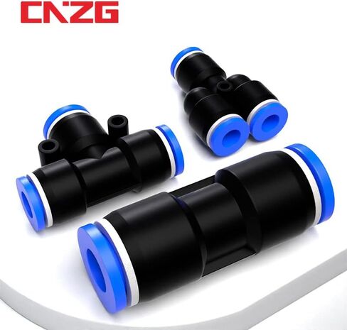 أنبوب موصل الهواء أنبوب تركيبات الإفراج السريع دفع المياه في خرطوم البلاستيك 4/6/8/10 مللي متر PU PY موصلات 1 قطعة (PY ، 6 مللي متر) in Kuwait