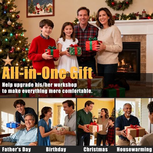 منظم أدوات الطاقة، 7 حامل مثقاب لتنظيم الأدوات والتخزين والتنظيم للمرآب، رف أدوات معدني شديد التحمل لأدوات الطاقة اللاسلكية مناسبة للوحة المفاتيح/ورشة العمل in Kuwait