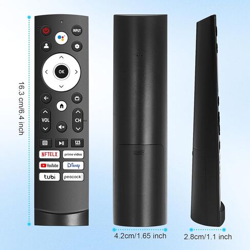 Voice Remote Control TV for Roku Stick Remote Replacement, Replacement TV Remote Compatible with Roku Steaming Sticks, Streaming Players, Audio and TV in Kuwait