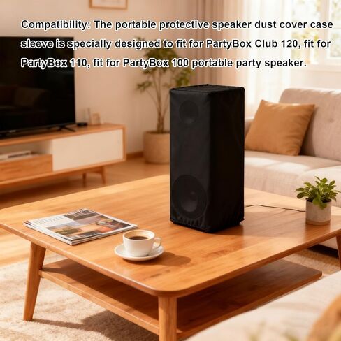 SUNGOOYUE Dust Cover Case, Portable Speaker Protective Sleeve for Club 120 110 100, Stretchable Cover with Washable Foldable Design in Saudi Arabia