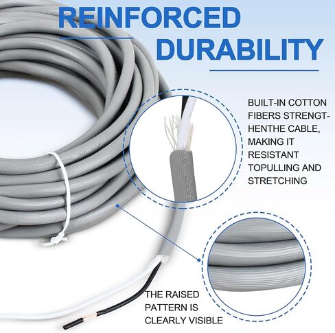 36FT Vacuum Power Replacement Cord for Shark Navigator/Rotator Lift-Away Pro Upright Vacuums - Fits NV355 NV356 NV357 NV501 NV450 UV400 UV540 NV36 NV60 NV80 NV360 NV370 NV585 NV341 NV402 NV502 Ect in Kuwait