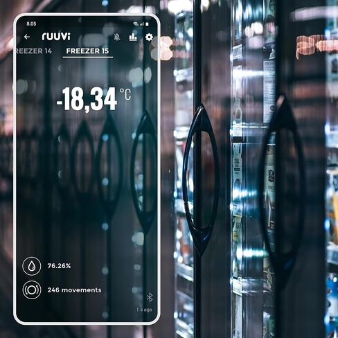 RuuviTag Pro 3in1 درجة حرارة بلوتوث لاسلكية (درجة مئوية/درجة فهرنهايت)، ورطوبة الهواء ومستشعر الحركة. التنبيهات والتاريخ. تطبيقات أندرويد/iOS مجانية. يتكامل مع Victron، Homey، وHome Assistant. صنع في أوروبا. in Kuwait