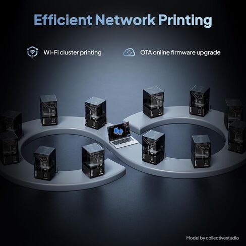ELEGOO Mars 5 Ultra 3D Printer, MSLA UV Photocuring with 9K LCD, High Speed Printing Up to 150mm/h, Automatic Leveling, WiFi Cluster Printing, AI Camera, Printing Size of 6.04 x 3.06 x 6.49 inch in Saudi Arabia